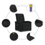 Sillón reclinable de masaje de tela negro von , Sessel - Ref: Foro24-4015628, Preis: 211,29 €, Rabatt: %