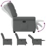 Sillón reclinable de tela gris oscuro de , Sillones - Ref: Foro24-4015637, Precio: 225,46 €