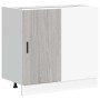 Mueble bajo para fregadero de madera ingeniería sonoma gris von , Küchenschränke - Ref: Foro24-854294, Preis: 78,40 €, Rabatt: %