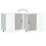 Mueble bajo para fregadero de madera ingeniería sonoma gris von , Küchenschränke - Ref: Foro24-854294, Preis: 78,40 €, Rabatt: %