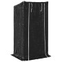 Leñero con protector de lluvia 100x80x200 cm acero galvanizado von , Brennholztaschen und -halter - Ref: Foro24-4104950, Prei...