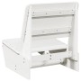 Silla de jardín madera maciza de pino blanco 60x64x70,5 cm by , Garden chairs - Ref: Foro24-859308, Price: 78,89 €, Discount: %