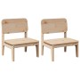 Sillas de jardín 2 uds madera maciza pino 60x52,5x72 cm von , Gartenstühle - Ref: Foro24-859322, Preis: 98,95 €, Rabatt: %