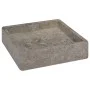 Waschbecken aus grauem Marmor 40x40x10 cm von vidaXL, Sinkt - Ref: Foro24-149170, Preis: 112,01 €, Rabatt: %