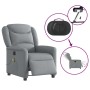 Sillón reclinable de masaje eléctrico tela gris claro by , Armchairs - Ref: Foro24-3303184, Price: 242,40 €, Discount: %