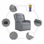 Sillón reclinable de masaje eléctrico tela gris claro by , Armchairs - Ref: Foro24-3303184, Price: 242,40 €, Discount: %