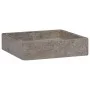 Waschbecken aus grauem Marmor 40x40x10 cm von vidaXL, Sinkt - Ref: Foro24-149170, Preis: 112,01 €, Rabatt: %