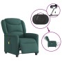 Sillón reclinable de masaje eléctrico tela verde oscuro by , Armchairs - Ref: Foro24-3303190, Price: 255,59 €, Discount: %
