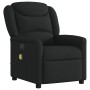 Sillón reclinable de masaje eléctrico tela negro by , Armchairs - Ref: Foro24-3303186, Price: 257,78 €, Discount: %