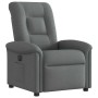 Sillón reclinable eléctrico de tela gris oscuro by , Armchairs - Ref: Foro24-3303235, Price: 237,24 €, Discount: %