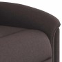 Sillón reclinable de masaje eléctrico tela marrón oscuro by , Armchairs - Ref: Foro24-3303249, Price: 256,67 €, Discount: %