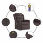 Silla de masaje reclinable de pie de tela marrón oscuro von , Sessel - Ref: Foro24-3303209, Preis: 272,38 €, Rabatt: %