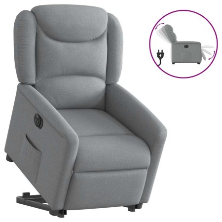 Sillón eléctrico reclinable elevable de tela gris claro von , Sessel - Ref: Foro24-3303214, Preis: 321,38 €, Rabatt: %