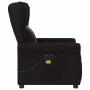 Sillón reclinable de masaje eléctrico tela negro by , Armchairs - Ref: Foro24-3303366, Price: 259,24 €, Discount: %