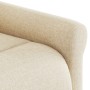 Sillón reclinable de masaje eléctrico tela color crema by , Armchairs - Ref: Foro24-3303372, Price: 276,22 €, Discount: %