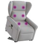 Sillón de masaje reclinable de pie de tela gris nube de , Sillones - Ref: Foro24-3303393, Precio: 280,91 €