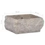 Gray marble sink 30x30x13 cm by vidaXL, Sinks - Ref: Foro24-149176, Price: 140,37 €, Discount: %