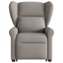 Sillón eléctrico reclinable elevable de tela gris taupe de , Sillones - Ref: Foro24-3303401, Precio: 345,21 €, Descuento: %