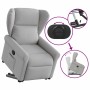 Sillón eléctrico reclinable elevable de tela gris nube by , Armchairs - Ref: Foro24-3303403, Price: 321,65 €, Discount: %