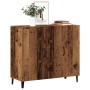 Aparador de madera de ingeniería envejecido 90x34x80 cm von , Sideboards - Ref: Foro24-856892, Preis: 103,82 €, Rabatt: %