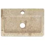 Wandwaschbecken aus cremefarbenem Marmor, 38 x 24 x 6,5 cm von vidaXL, Sinkt - Ref: Foro24-149186, Preis: 124,39 €, Rabatt: %