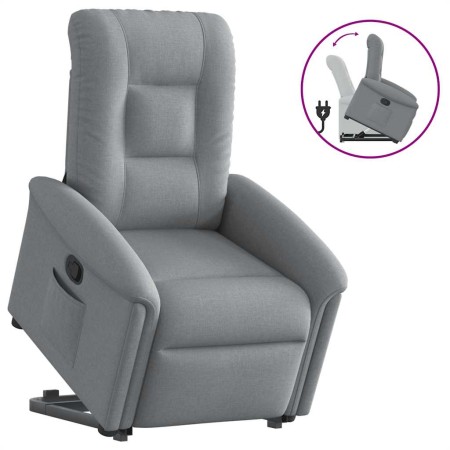 Sillón reclinable elevable de tela gris claro von , Sessel - Ref: Foro24-3303254, Preis: 257,03 €, Rabatt: %