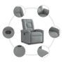 Sillón reclinable elevable de tela gris claro von , Sessel - Ref: Foro24-3303254, Preis: 257,03 €, Rabatt: %