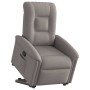 Sillón reclinable elevable tela gris taupe de , Sillones - Ref: Foro24-3303261, Precio: 271,39 €