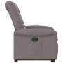 Sillón reclinable elevable tela gris taupe by , Armchairs - Ref: Foro24-3303261, Price: 271,52 €, Discount: %