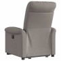 Sillón reclinable elevable tela gris taupe by , Armchairs - Ref: Foro24-3303261, Price: 271,52 €, Discount: %