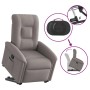 Sillón reclinable elevable tela gris taupe by , Armchairs - Ref: Foro24-3303261, Price: 271,52 €, Discount: %