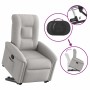 Sillón reclinable elevable de tela gris nube by , Armchairs - Ref: Foro24-3303263, Price: 260,54 €, Discount: %