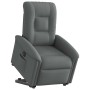 Sillón eléctrico reclinable elevable de tela gris oscuro de , Sillones - Ref: Foro24-3303275, Precio: 308,20 €