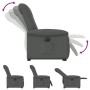 Sillón eléctrico reclinable elevable de tela gris oscuro de , Sillones - Ref: Foro24-3303275, Precio: 308,20 €
