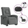 Sillón eléctrico reclinable elevable de tela gris oscuro de , Sillones - Ref: Foro24-3303275, Precio: 308,20 €