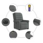 Sillón reclinable de masaje eléctrico tela gris oscuro von , Sessel - Ref: Foro24-3303305, Preis: 245,03 €, Rabatt: %