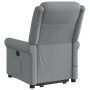 Sillón de masaje reclinable de pie de tela gris claro by , Armchairs - Ref: Foro24-3303324, Price: 283,91 €, Discount: %