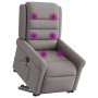 Sillón de masaje eléctrico reclinable elevable tela taupé de , Sillones - Ref: Foro24-3303351, Precio: 326,07 €