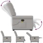 Sillón de masaje eléctrico reclinable elevable tela gris nube von , Sessel - Ref: Foro24-3303353, Preis: 324,06 €, Rabatt: %