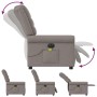 Sillón reclinable de masaje eléctrico tela gris taupe von , Sessel - Ref: Foro24-3303311, Preis: 256,08 €, Rabatt: %