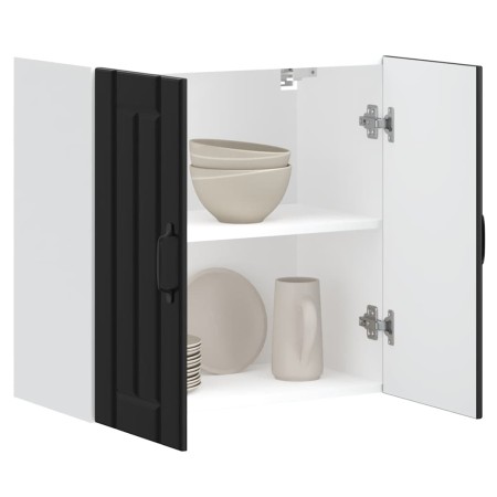 Armario de pared de cocina Lucca madera ingeniería negra von , Küchenschränke - Ref: Foro24-853818, Preis: 55,54 €, Rabatt: %