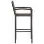 Gartenbar-Möbelset, 7-teilig, aus braunem PE-Rattan mit Armlehnen von vidaXL, Gartensets - Ref: Foro24-3064813, Preis: 479,75...