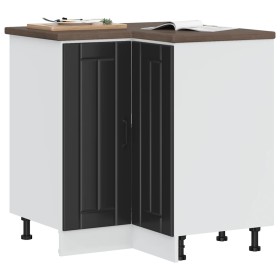 Mueble bajo esquinero de cocina Lucca madera ingeniería negra von , Küchenschränke - Ref: Foro24-853748, Preis: 105,61 €, Rab...