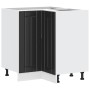 Mueble bajo esquinero de cocina Lucca madera ingeniería negra von , Küchenschränke - Ref: Foro24-853748, Preis: 105,61 €, Rab...
