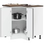 Mueble bajo esquinero de cocina Lucca madera ingeniería negra von , Küchenschränke - Ref: Foro24-853748, Preis: 105,61 €, Rab...