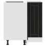 Mueble bajo esquinero de cocina Lucca madera ingeniería negra von , Küchenschränke - Ref: Foro24-853748, Preis: 105,61 €, Rab...