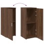 Armario de madera de ingeniería marrón roble 40x45x103,5 cm von , Schließfächer und Lagerschränke - Ref: Foro24-859039, Preis...