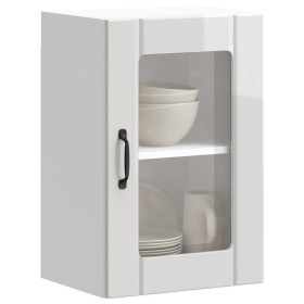 Armario pared para cocina puerta cristal Lucca blanco brillante von , Küchenschränke - Ref: Foro24-853769, Preis: 65,49 €, Ra...