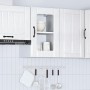 Armario pared para cocina puerta cristal Lucca blanco brillante von , Küchenschränke - Ref: Foro24-853769, Preis: 65,49 €, Ra...