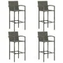 Garten-Barmöbel, 5-teilig, graues synthetisches Rattan von vidaXL, Gartensets - Ref: Foro24-3064773, Preis: 325,88 €, Rabatt: %